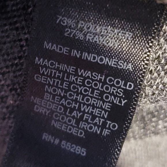 Express Sleeveless Skater Dress Grey Black Women's Medium M Fit & Flare EUC - Picture 4 of 4